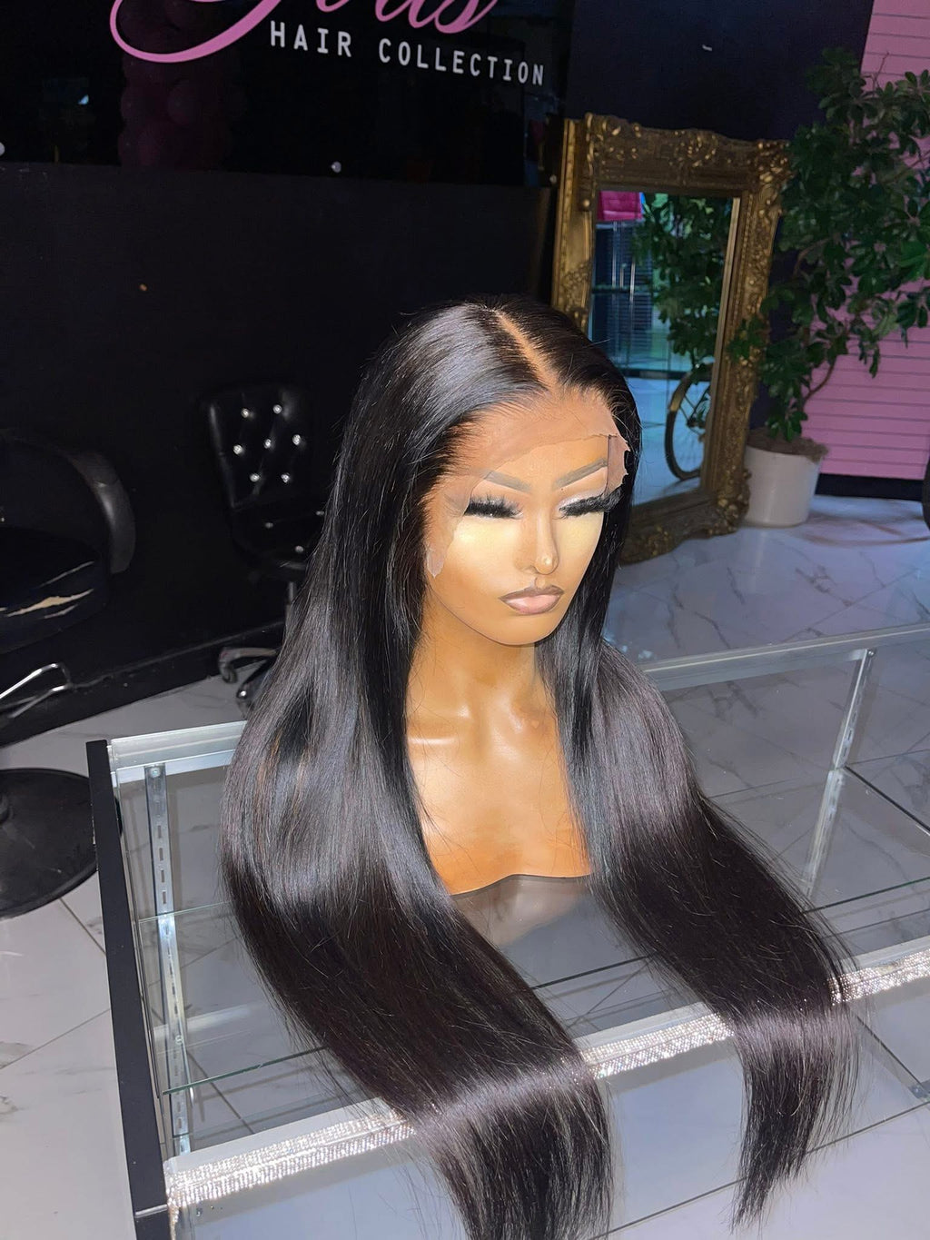 Straight Black 30”